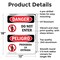 Signmission Do Not Enter Bilingual Danger Sign, Aluminum, 12in W x 18in L, 2PK OS-2PACK-DS-A-1218-VS-1151 - alternate 5